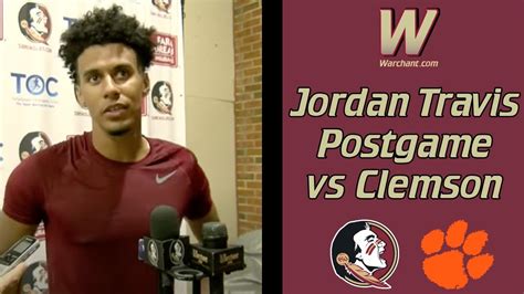 FSU Football | QB Jordan Travis Interview | Talks overtime win over Clemson | Warchant TV #FSU ...