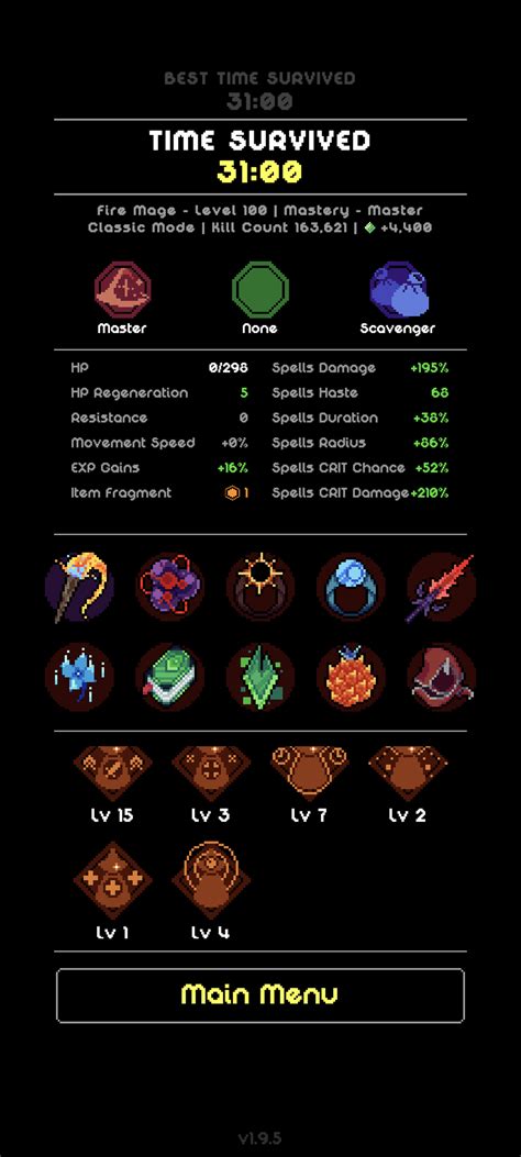 Fire Mage Build - Classic Mode : r/mages_survival