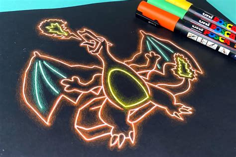 Tuto effet néon avec le youtubeur @TutoDraw - Posca - Posca