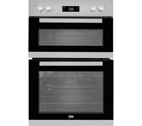 BEKO Pro BXDF22300S Electric Double Oven - Silver Fast Delivery | Currysie