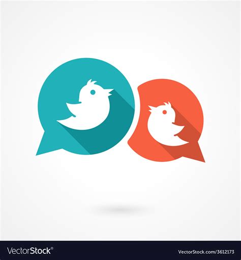 Twitter birds Royalty Free Vector Image - VectorStock