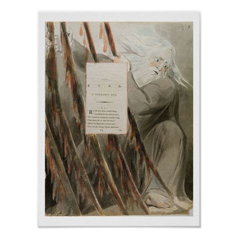 The Bard: A Pindaric Ode, from 'The Poems of Thoma Poster | Zazzle