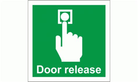 Door Release Sign | Door Signage | Safety Signs & Notices