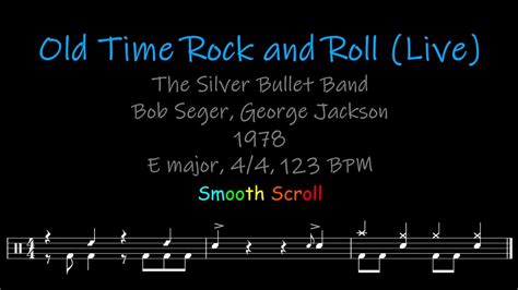 Old Time Rock and Roll, Chords, Lyrics and Timing - YouTube