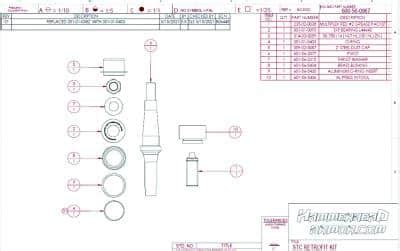 Jeep JK Spare Tire Carrier Retrofit Kit - Hammerhead Armor