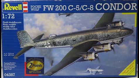 1/72 Revell FW 200 C-5/C-8 Condor Kit# 04387 - YouTube