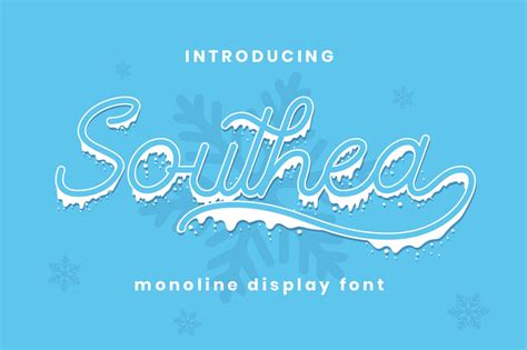 20+ Cool Snowy Fonts to Feel Winter Mood | Decolore.Net