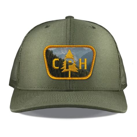 CPH Bear Logo Sublimated Patch Hat - Custom Patch Hats