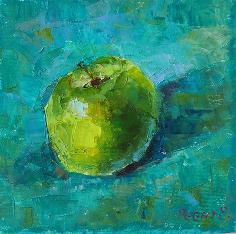 Apple Painting by Elena Reient | Saatchi Art | Apple painting, Painting ...