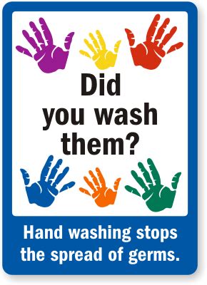 preschool classroom signs and posters | Hand Washing | Hand hygiene ...