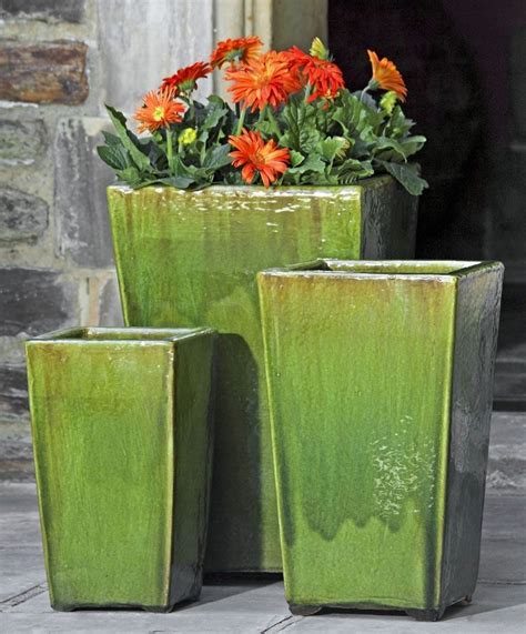 Large Ceramic Outdoor Planters - Foter