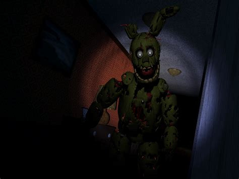 Springtrap in the Left Hall : r/fivenightsatfreddys