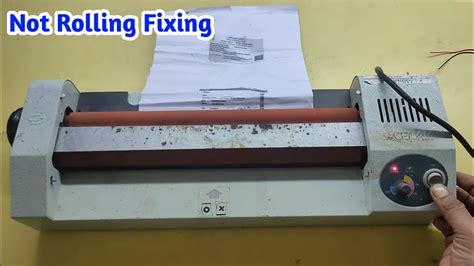 How to Repair Lamination machine Rolling Problem full guide - YouTube