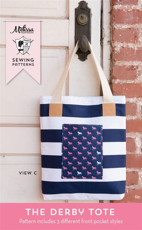 A New Tote Bag Sewing Pattern - The Polka Dot Chair