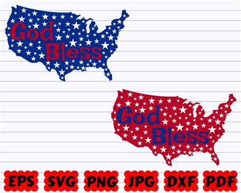 God Bless America SVG God SVG America SVG Usa Map Svg - Etsy in 2022 ...