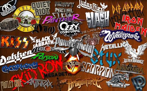 Heavy Metal Bands Wallpapers | Heavy metal bands, Rock band logos, Band ...