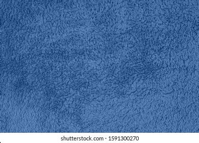 Blue Sherpa Textured Plush Fabric Material Stock Photo 1591300270 ...