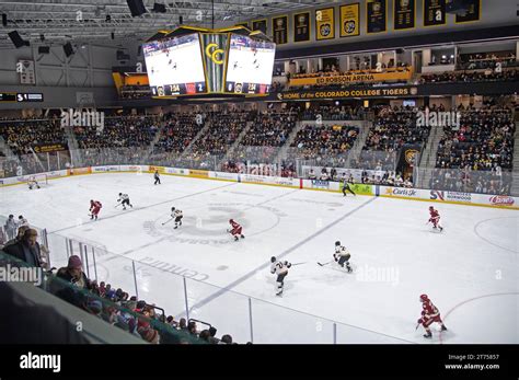 Colorado College ice hockey team plays in Robson Arena on the campus of Colorado College in ...