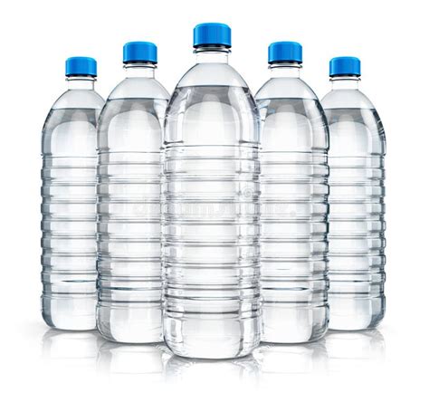 Group of Plastic Drink Water Bottles Stock Illustration - Illustration of freshness, empty: 80598314