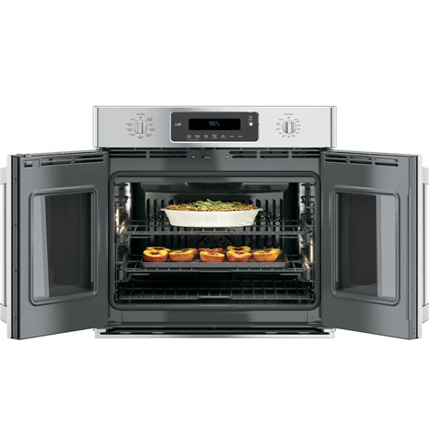 GE Café Series 30" Built-In French-Door Single Convection Wall Oven CT9070SHSS - ADA Appliances