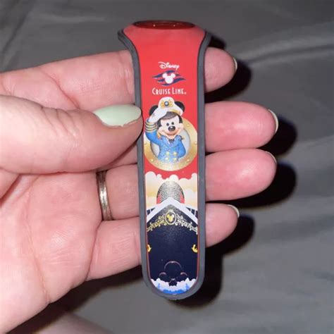 DISNEY CRUISE LINE DCL Mickey Mouse Magic Band RARE Red Adult Band Lock $18.00 - PicClick