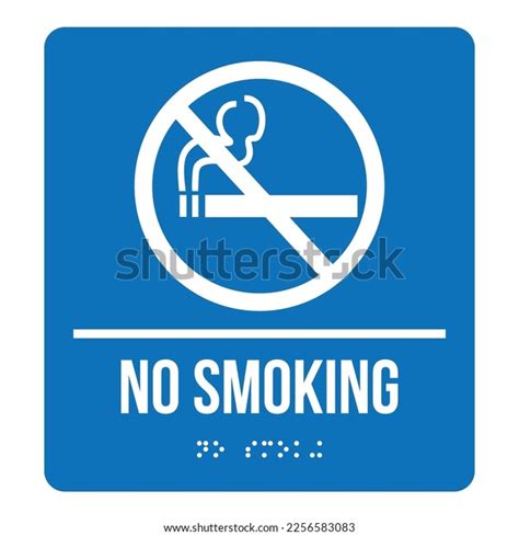 No Smoking Braille Signs Vector Design Stock Vector (Royalty Free) 2256583083 | Shutterstock