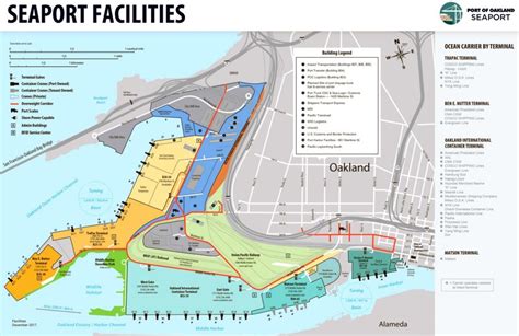 Port of Oakland Map - Ontheworldmap.com