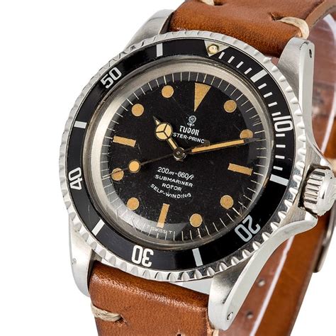 Rolex Tudor Submariner Black Dial Mens Automatic Watch | Bob's Watches ...