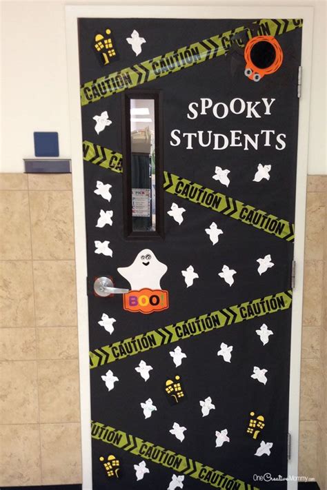 Cool Classroom Door Decorations for Halloween | School door decorations ...