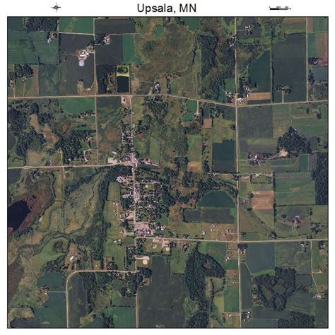 Aerial Photography Map of Upsala, MN Minnesota