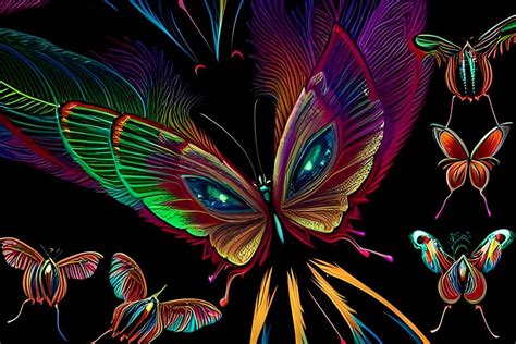 Neon Butterfly #6 Digital Art by Beverly Read - Fine Art America