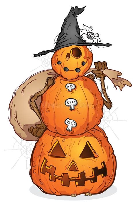 Halloween Pumpkin Scarecrow Stock Vector - Image: 22322905