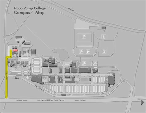 Napa Valley College Campus Map - Table Rock Lake Map