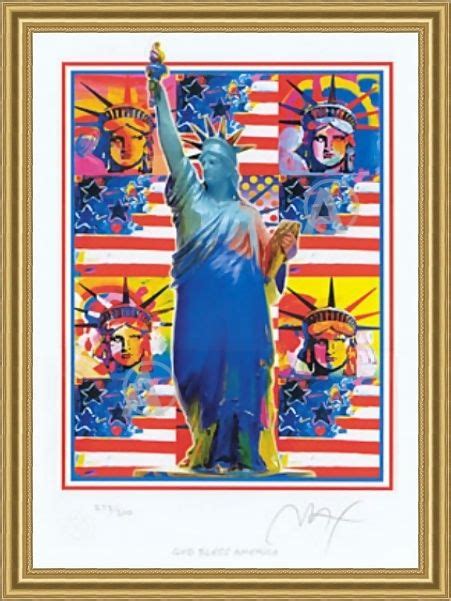 Peter Max Fab HAND SIGNED AMERICA Collection Suite Limited ED with COA's - America Art Gallery