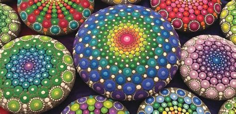 Mandala Stone Painting - Sarah Western