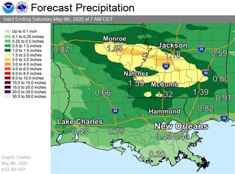 Thunderstorms, heavy rain possible Friday in southeast Louisiana: See ...