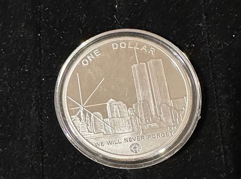 World Trade Center Twin Towers $1 Proof Coin w/Recovery Silver from ...