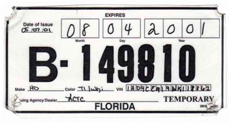 Temporary Motorcycle License Plate Florida | Reviewmotors.co