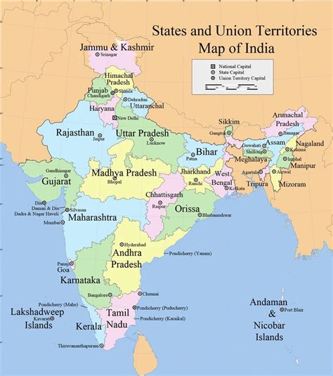 A Brief Overview of Indian Political Map 2019