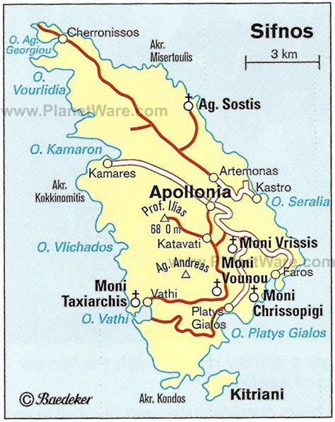 Map of Greece Hellenic Republic | PlanetWare