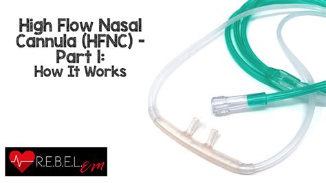 High Flow Nasal Cannula (HFNC) – Part 1: How It Works | MED-TAC ...