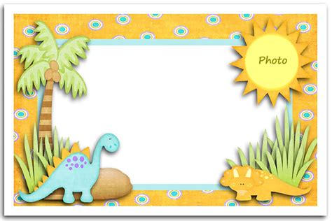 Dinosaur Birthday Card Template Free - Printable Templates Free