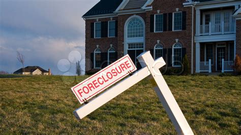 Foreclosure Sign In Front Of Modern House. Stock Footage - YouTube