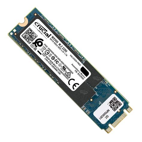 Buy Crucial MX500 M.2 SATA SSD 500GB [CT500MX500SSD4] | PC Case Gear ...