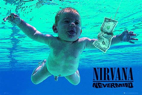 Close Up Nirvana Poster Nevermind (91,5cm x 61cm) + 1 Traumstrand Poster Insel Bora Bora ...