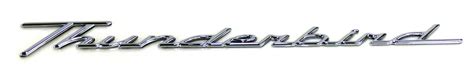 Thunderbird Emblem Script Lettering - 2002-2005 T-Bird