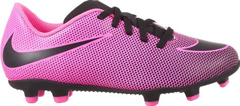 nike jr. bravata ii (fg) firm-ground soccer cleat pink blast/black size 1.5 m us - Walmart.com ...
