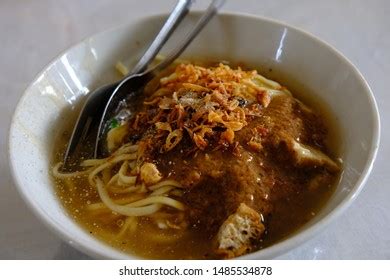 Mie Ongklok Noodles Typical Wonosobo District Stock Photo 1485534878 | Shutterstock