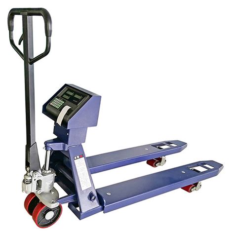 Transpallet Pallet Truck Weighing Scale Automated Pallet Jack With Printer