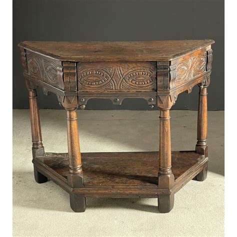 Oak credence table with drawer Circa 1640 | Peter Bunting Antiques